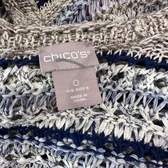 Chico’s Boho Chic Blue Cardigan – Size Small | Bohemian - Picture 12 of 14